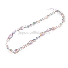 Collier de perles en cristal de verre